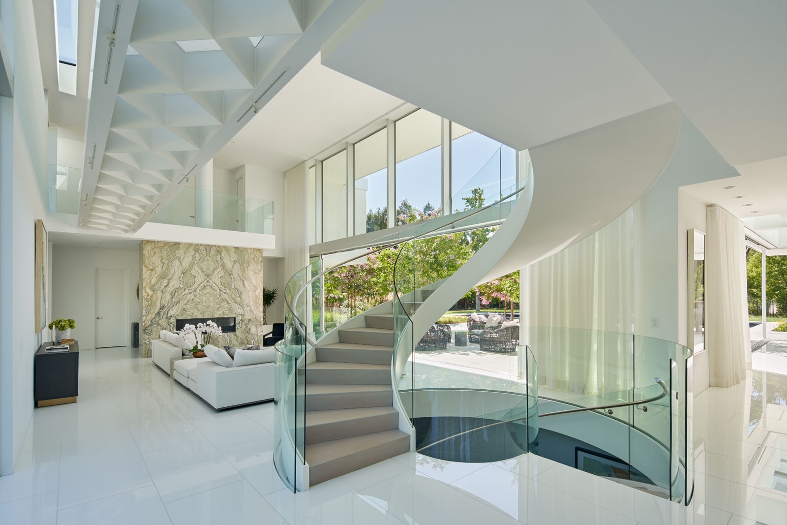 double-height space