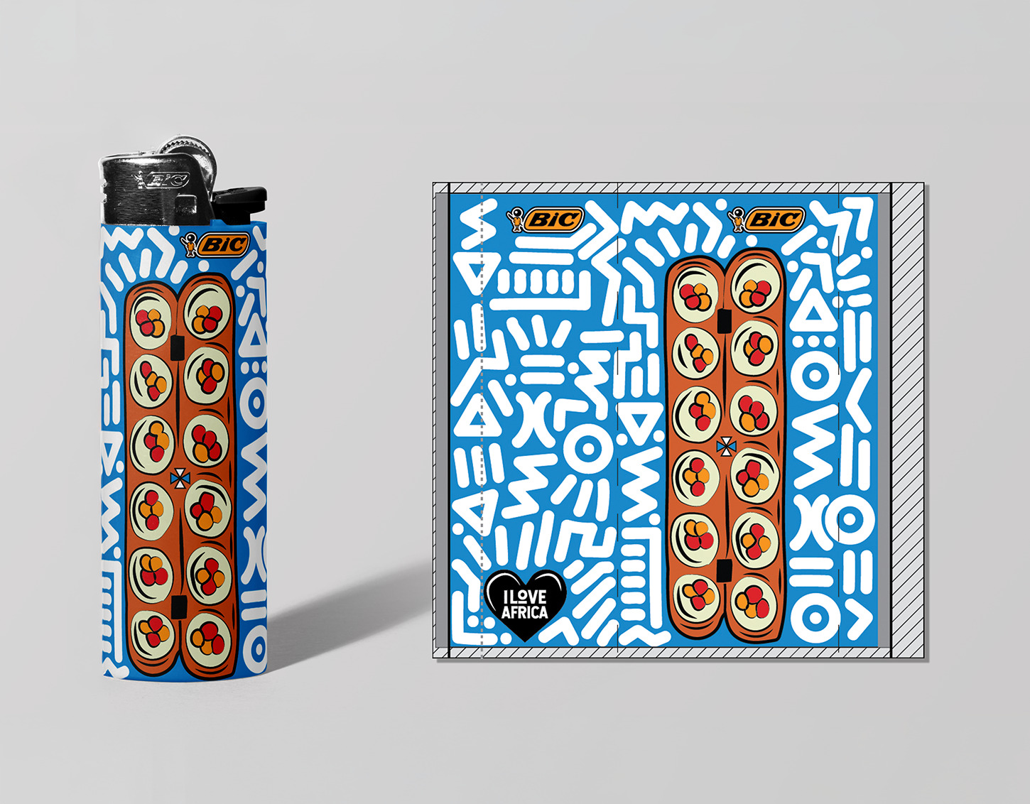 BIC Ivory Coast pocket lighter