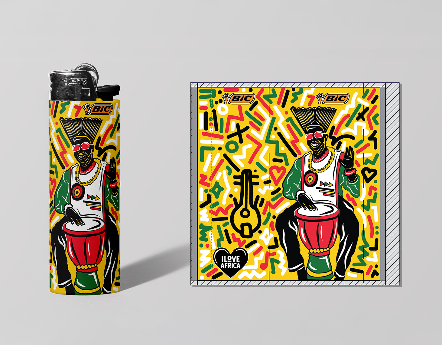BIC Senegal pocket lighter