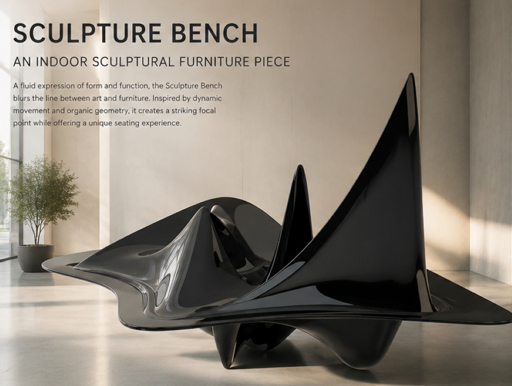 Between Us Sculpture bench
