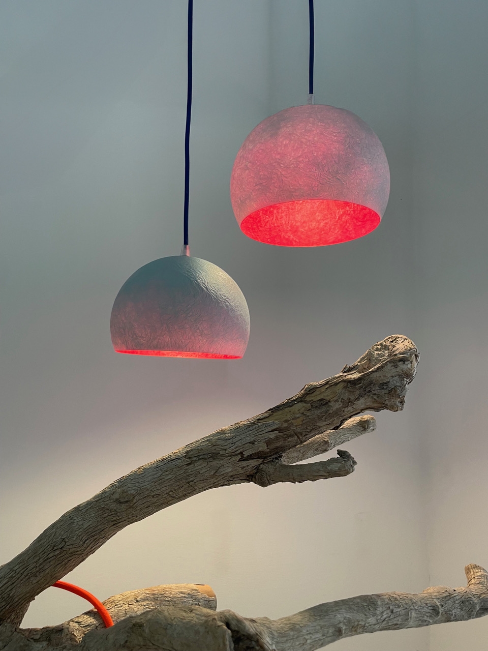 Two Caleydo lamps