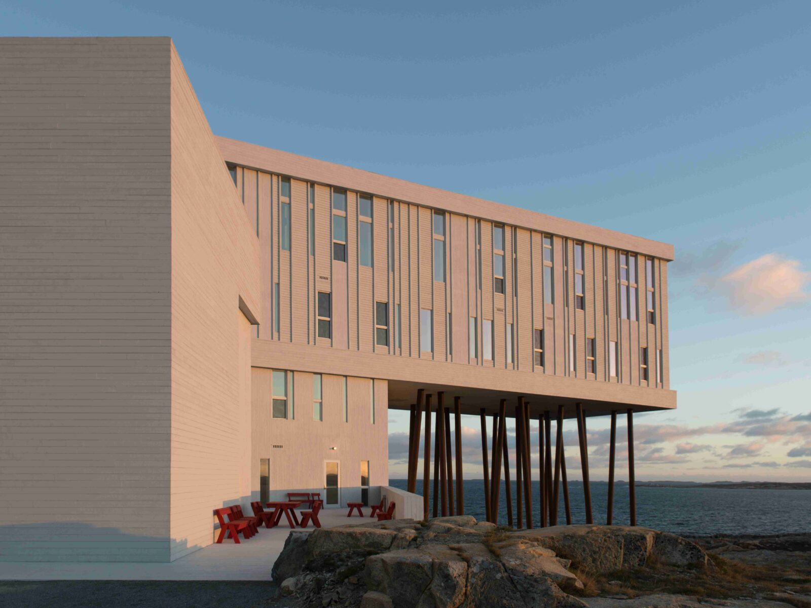 The Fogo Island Inn by Saunders Architecture