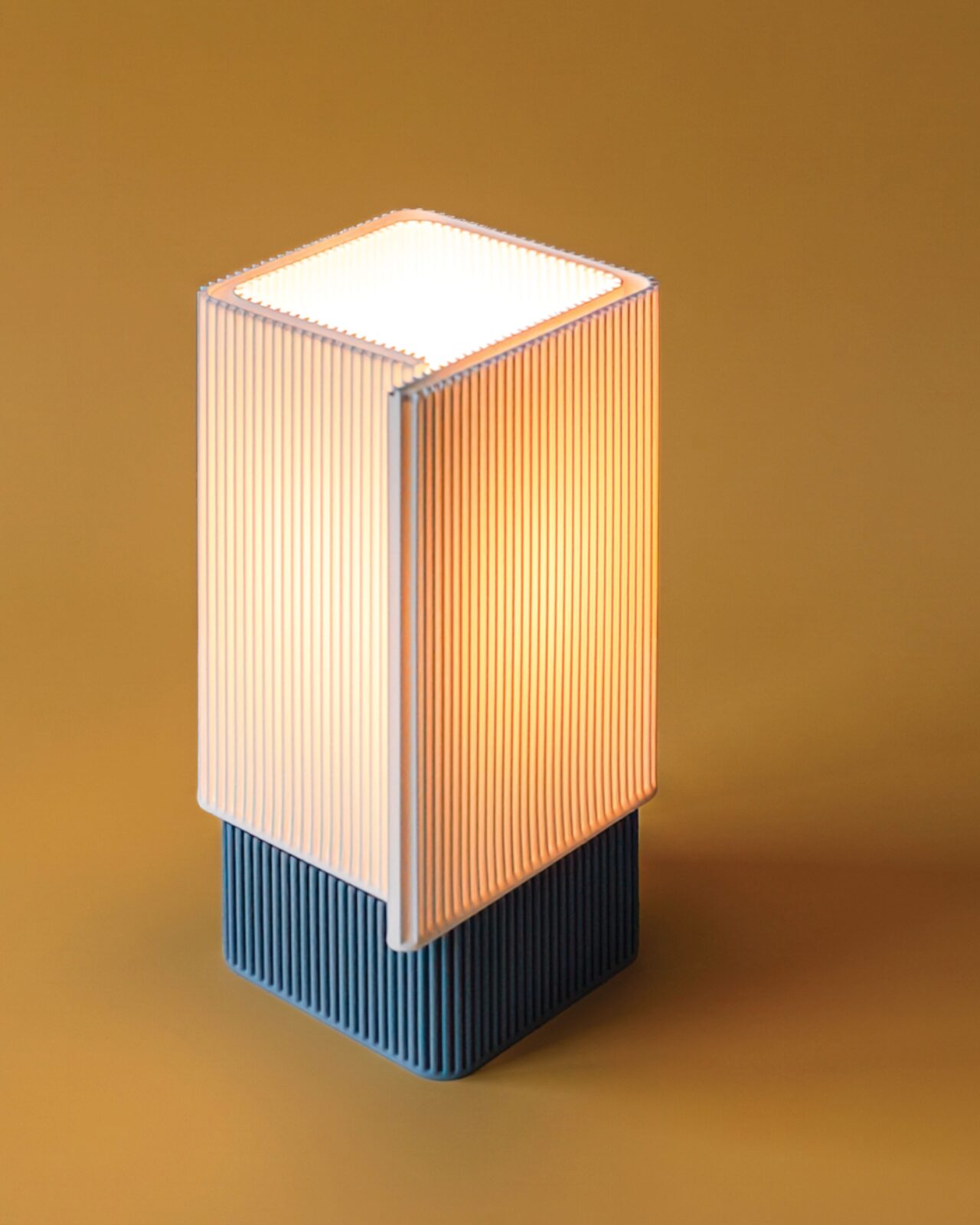 The Rectangle RIFT Series 3D-printed lamps by HORON