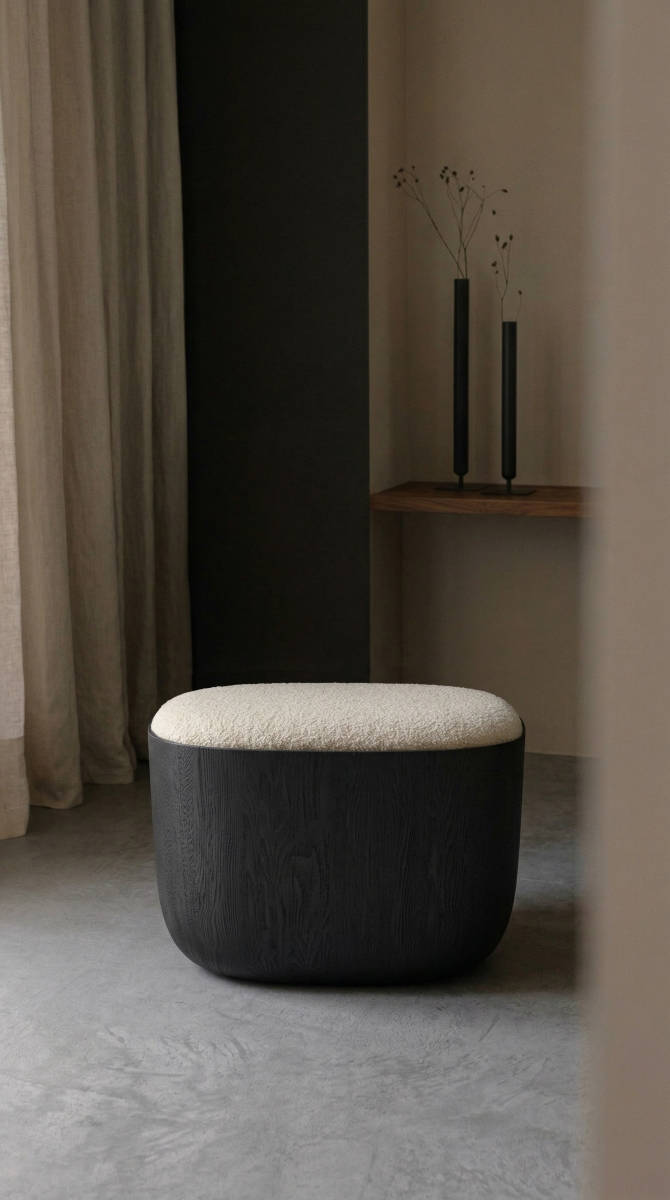Ishi Stool in setting