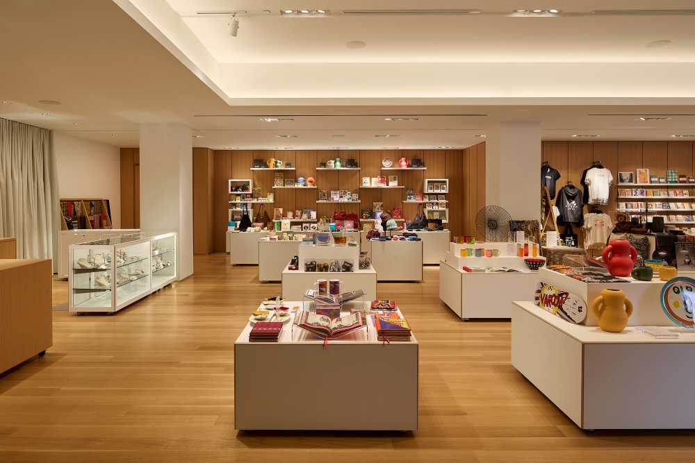 Cafe and museum store