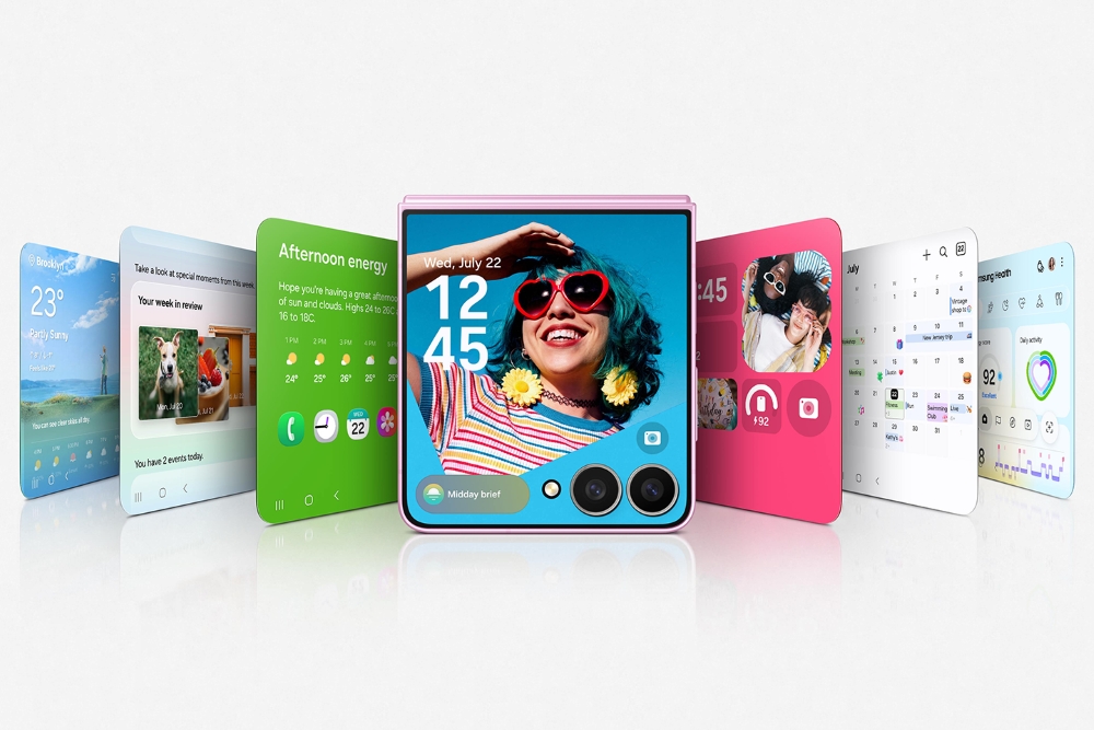 The Galaxy Z series by Samsung