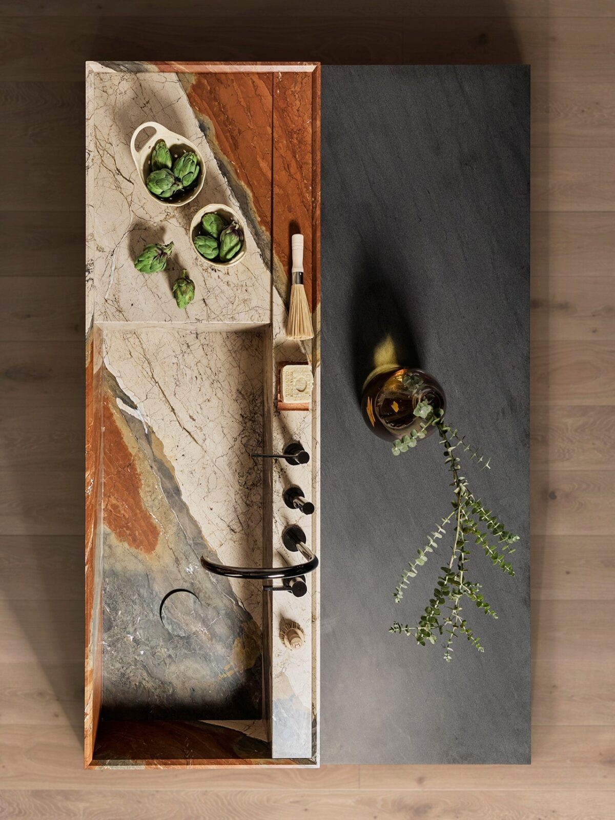 Cabbonet Stone Sink Designed by ARTEIM