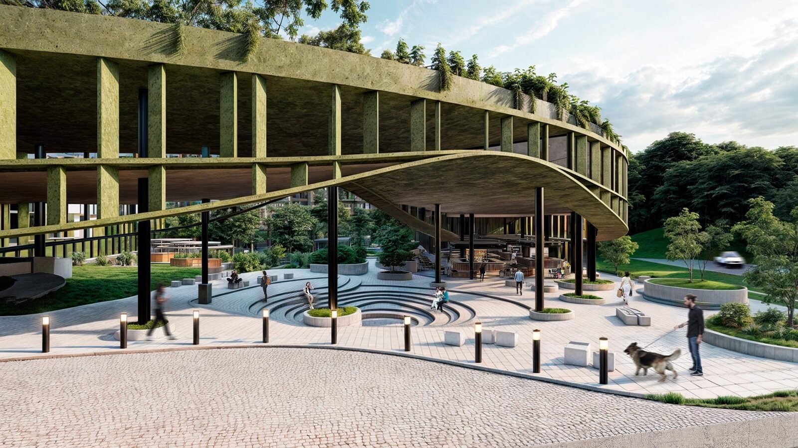 LTR1 mixed-use residential development designed by Carazo Arquitectura