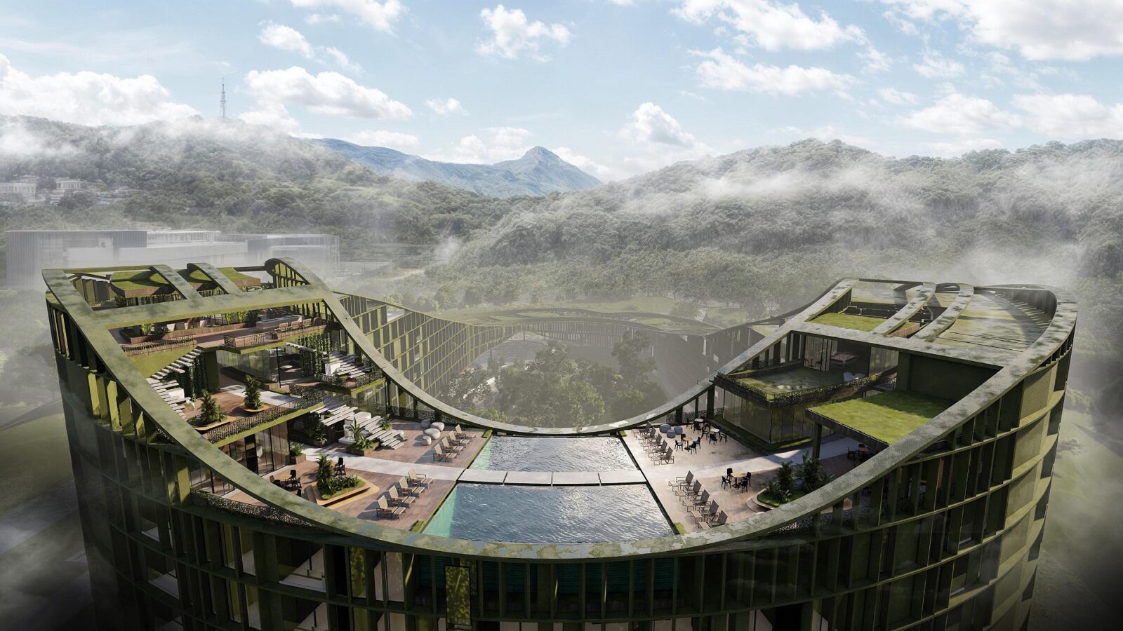 LTR1 mixed-use residential development designed by Carazo Arquitectura