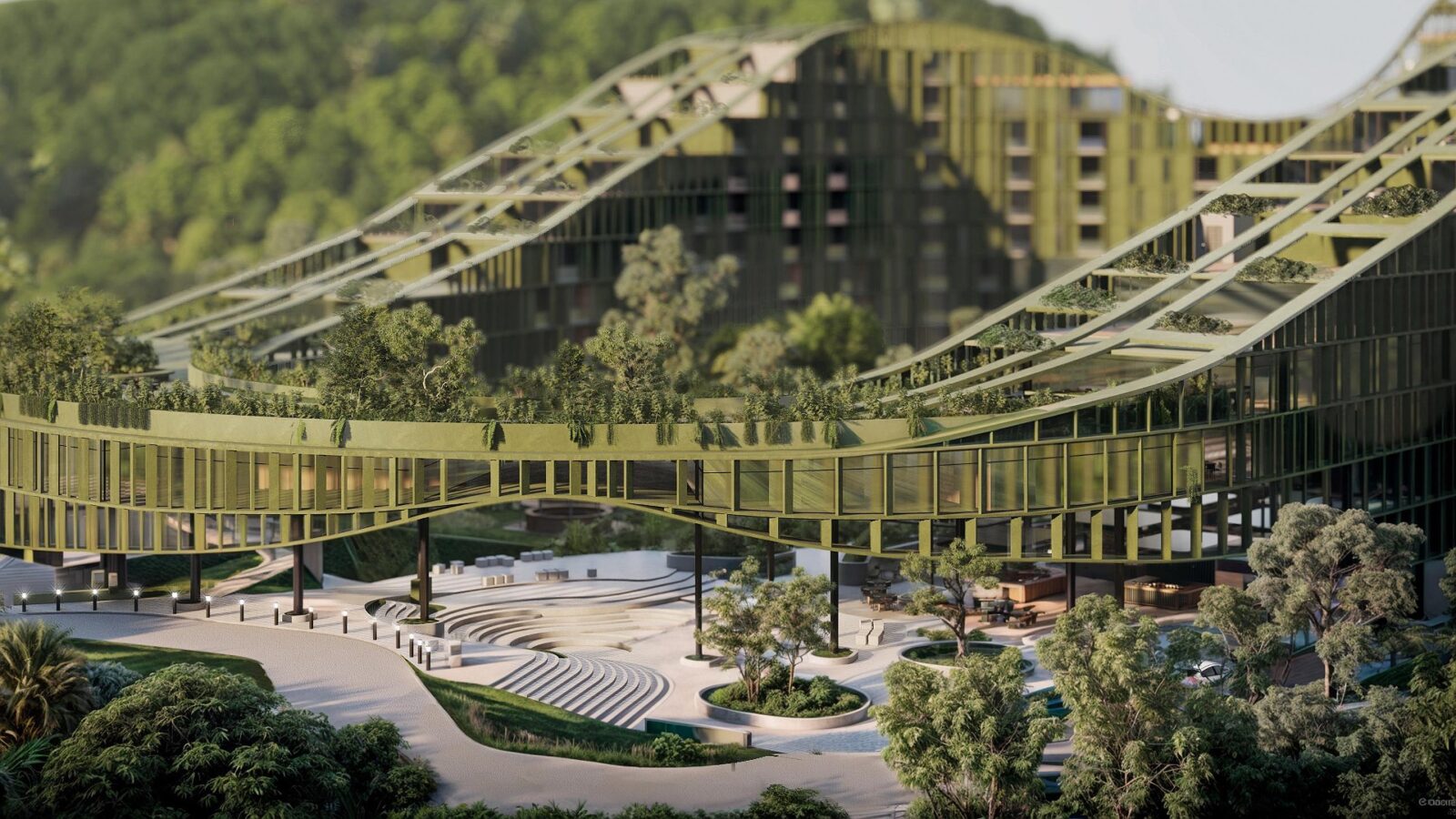LTR1 mixed-use residential development designed by Carazo Arquitectura