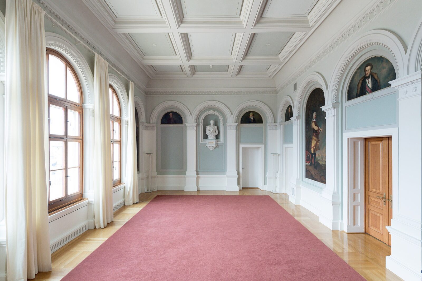 Fürst Johannes Saal chandelier by Lightsphere Gmbh and Markus Bischof Produkt Design