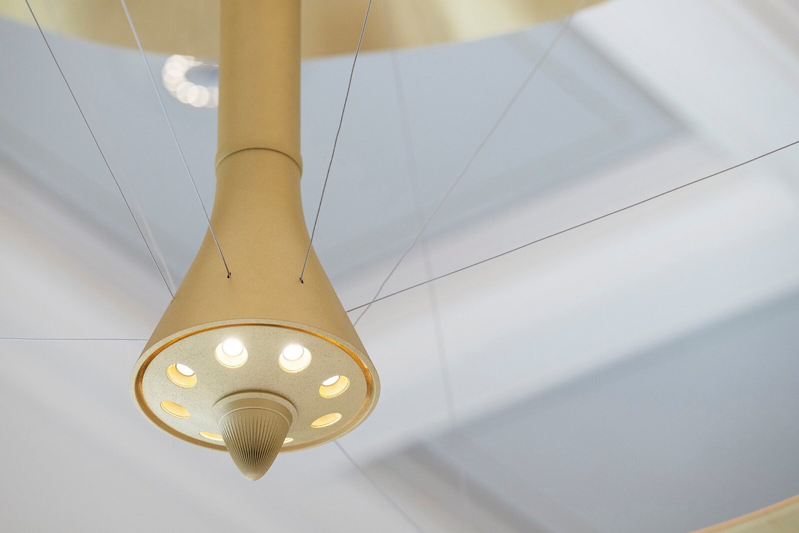 Fürst Johannes Saal chandelier by Lightsphere Gmbh and Markus Bischof Produkt Design