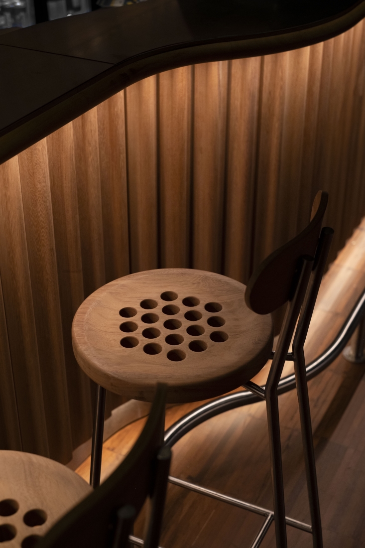 Perforated chairs