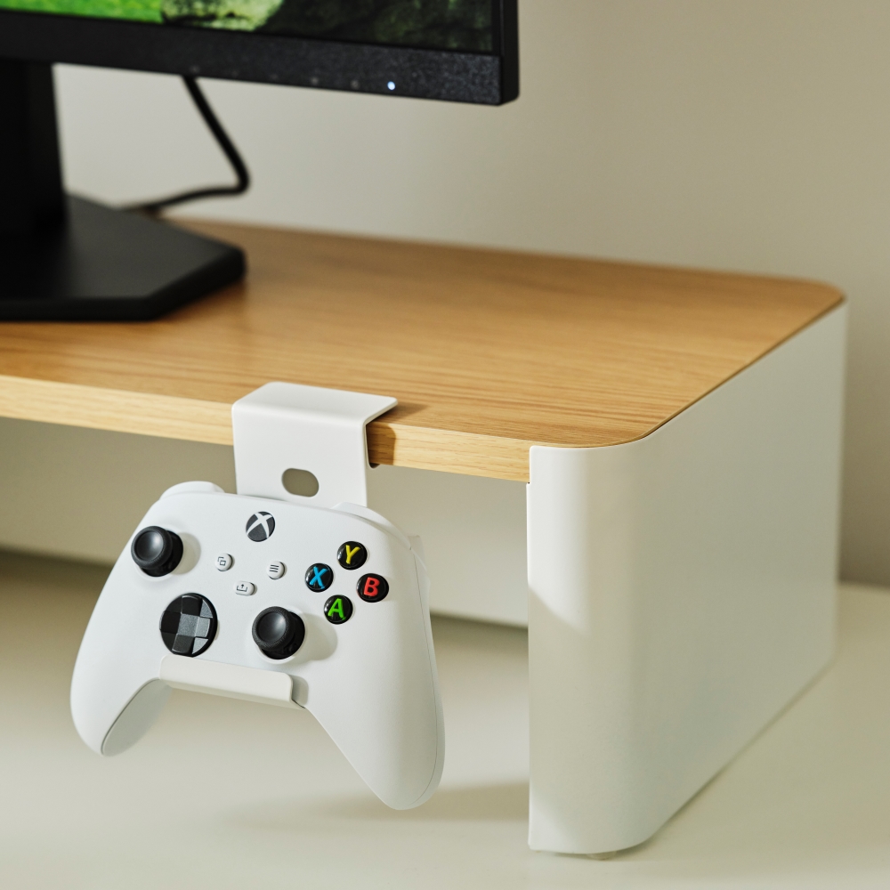 Controller holder of the monitor stand