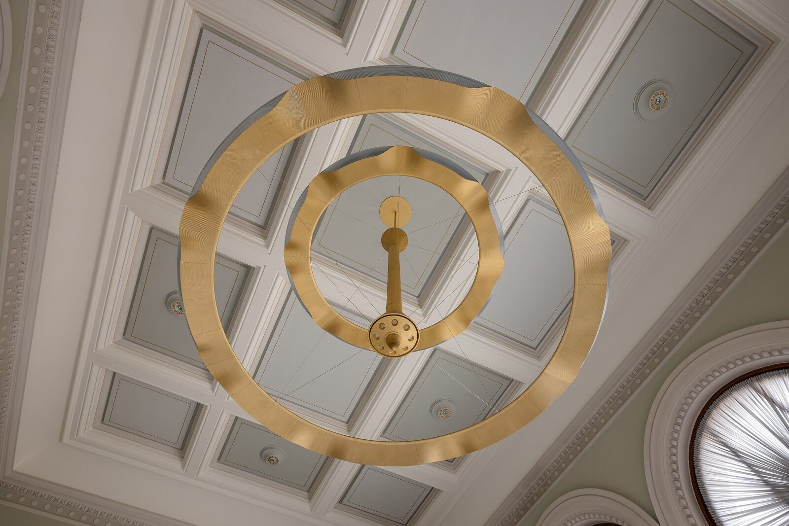 Fürst Johannes Saal chandelier by Lightsphere Gmbh and Markus Bischof Produkt Design