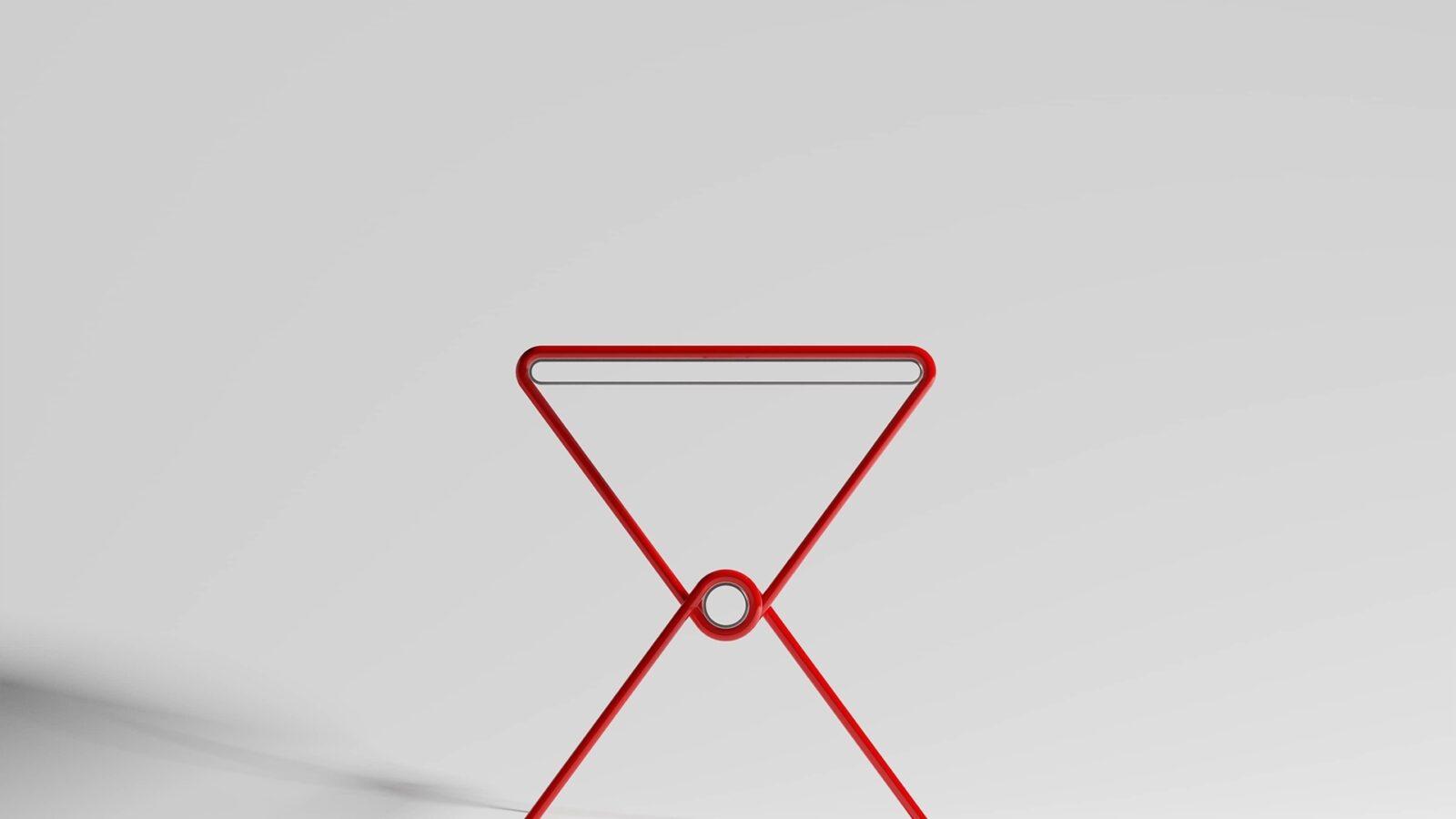 Red metal support