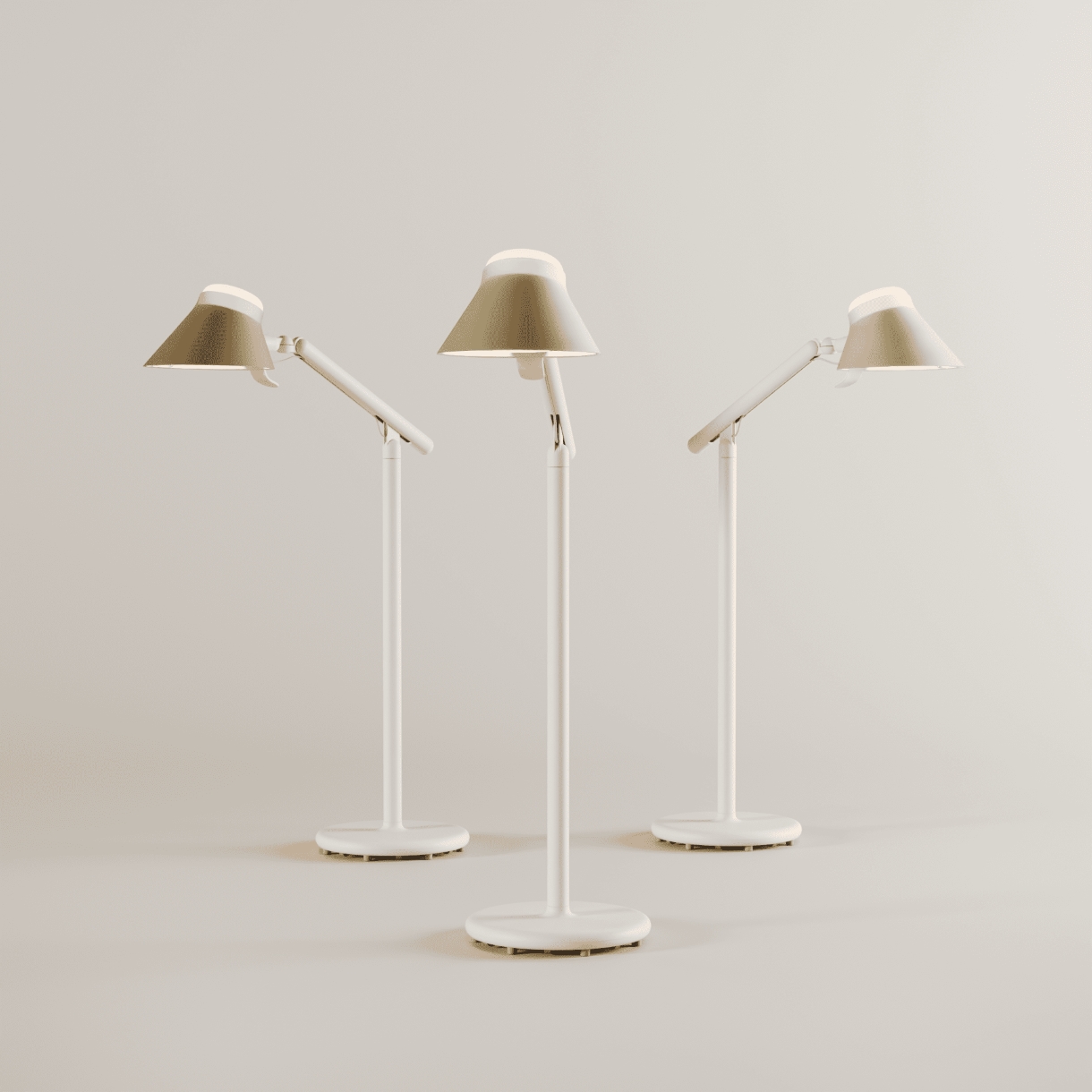 Three NookLight lamps