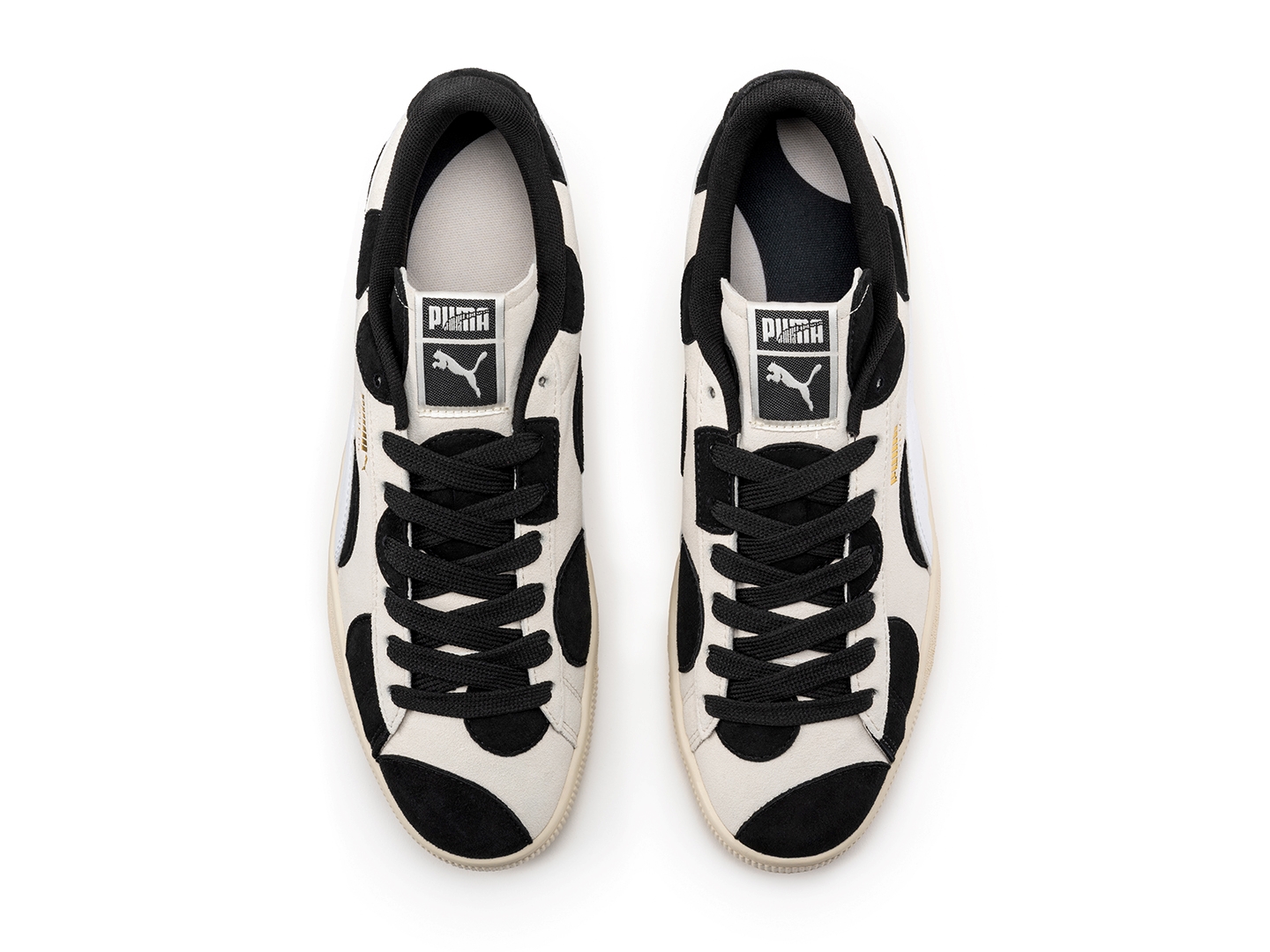 Puma Dot Suede black and white