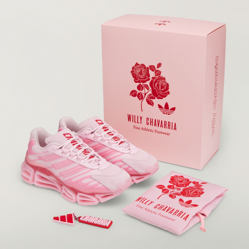 Pink Chavarria Megaride box and shoes