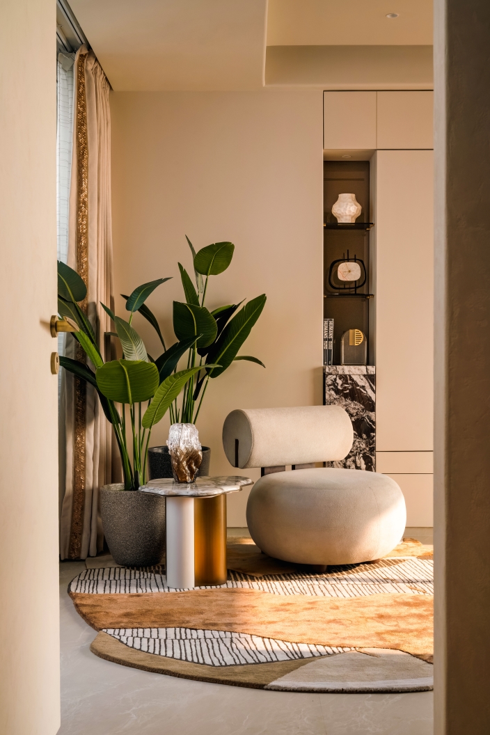 Master bedroom reading corner