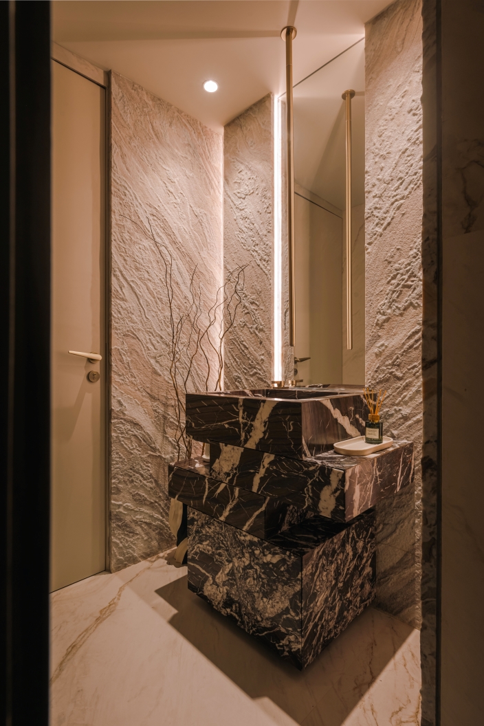 Powder bathroom