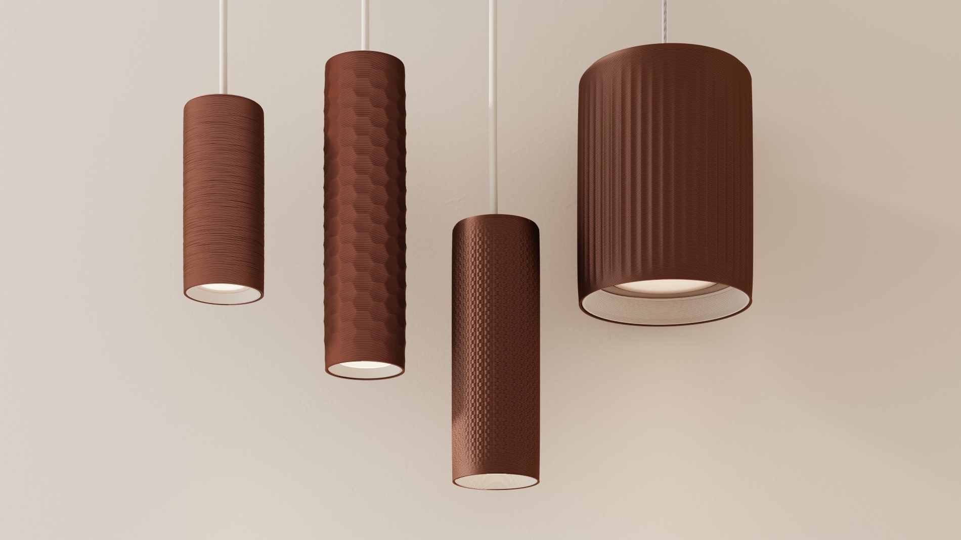 Sustainable LED Cylinders 2", 3", and 6" diameters