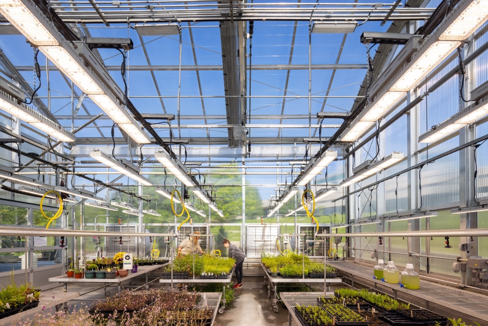 The Bellevue University Sustainability Lab interior