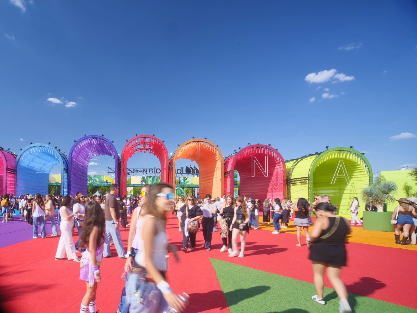 The temporary Shakira Stadium in Madrid by Bjarke Ingels Group (BIG).