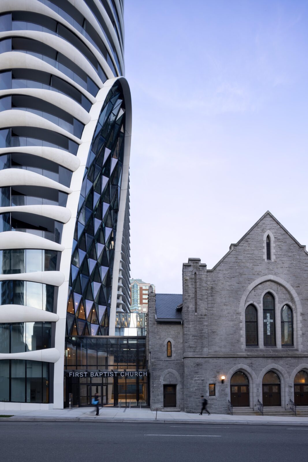 The Butterfly + First Baptist Church Complex by Revery Architecture