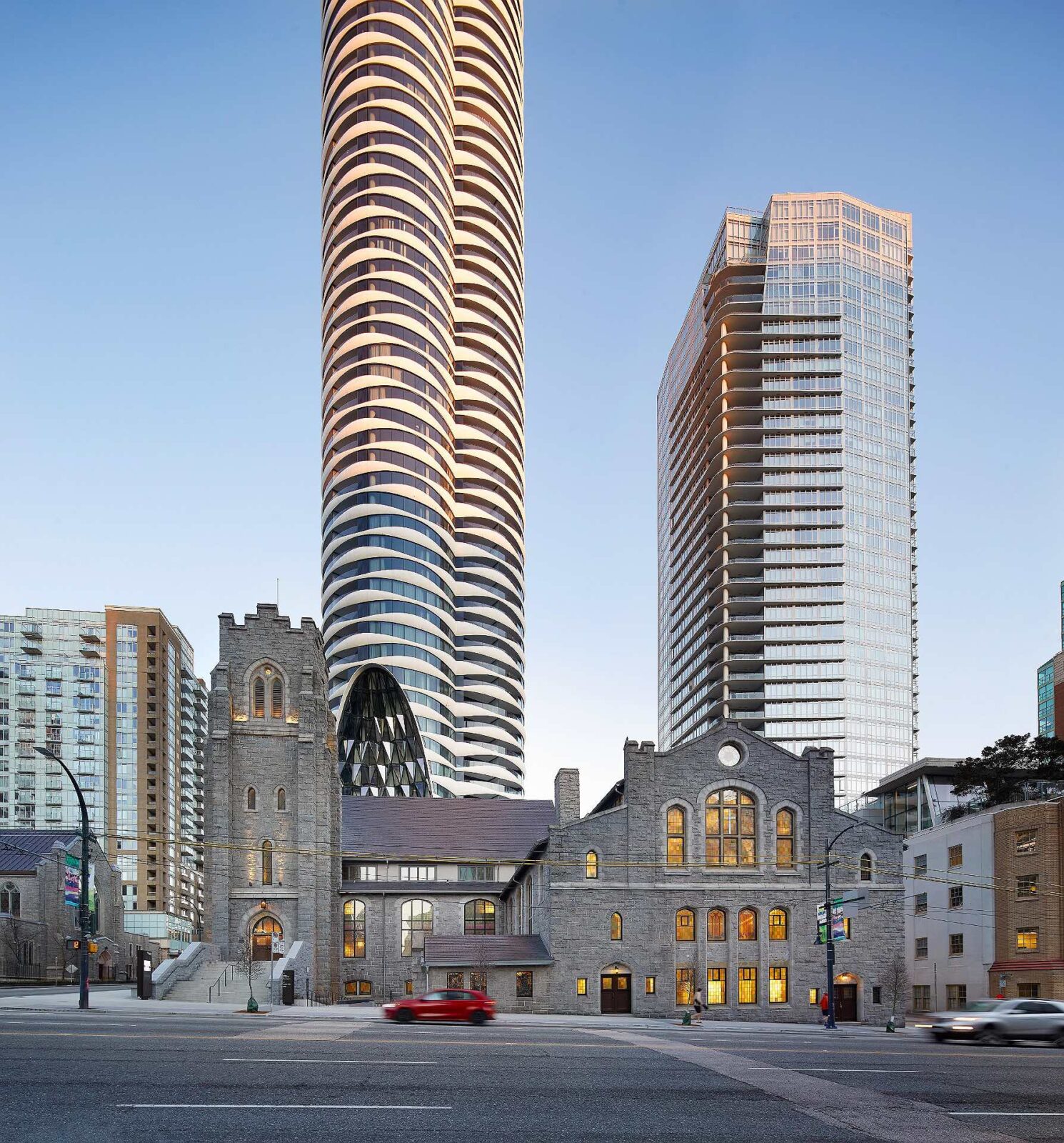 The Butterfly + First Baptist Church Complex by Revery Architecture