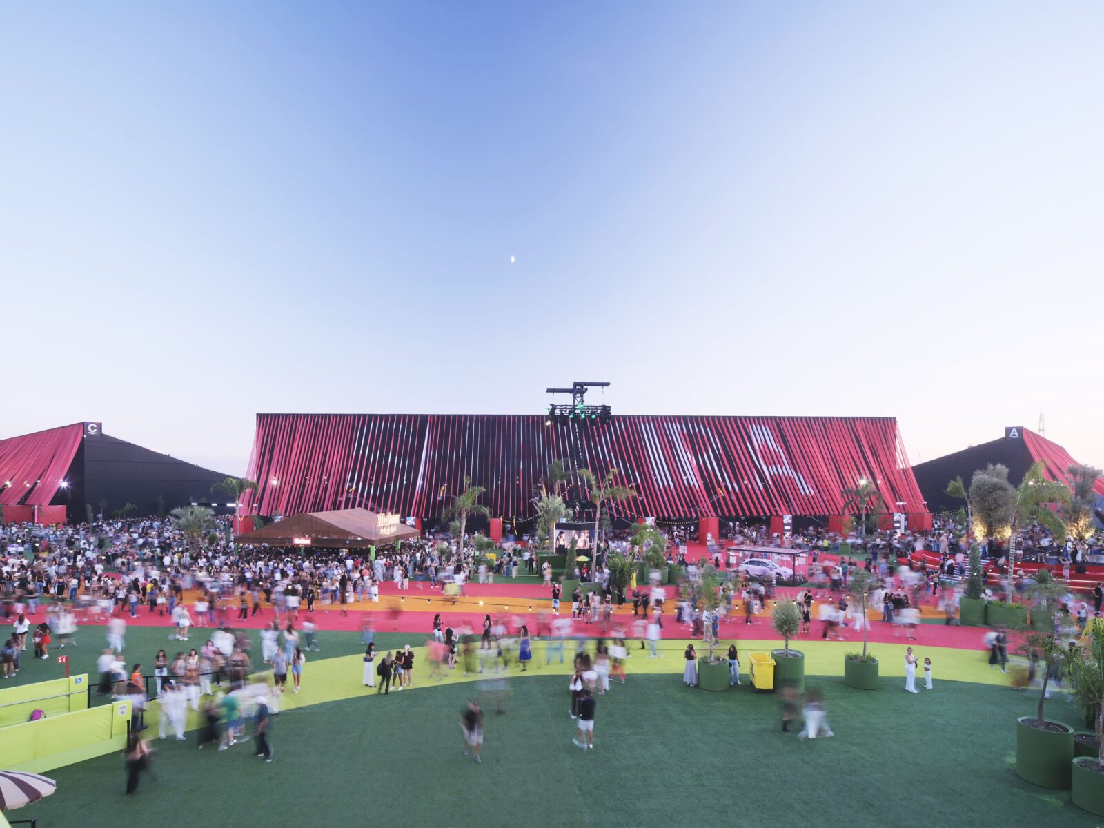 The temporary Shakira Stadium in Madrid by Bjarke Ingels Group (BIG).