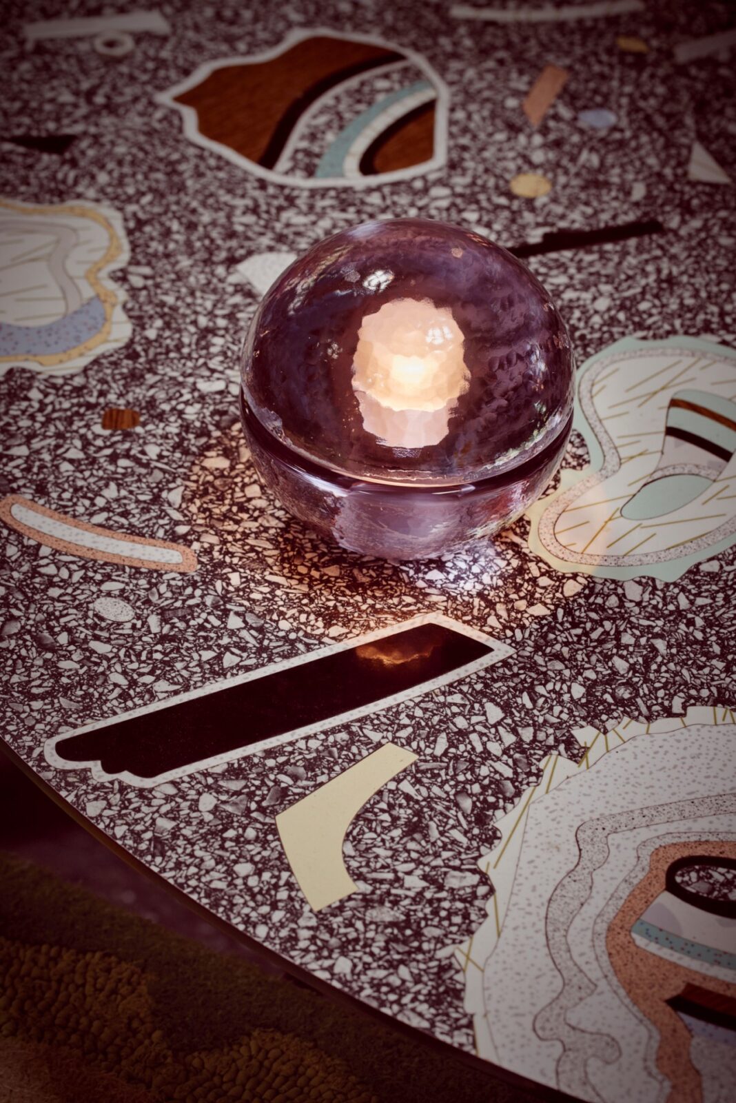 "Labyrinth Dreams" installation with the Purple 14p at London Design Festival, by Bocci and Bethan Laura Wood