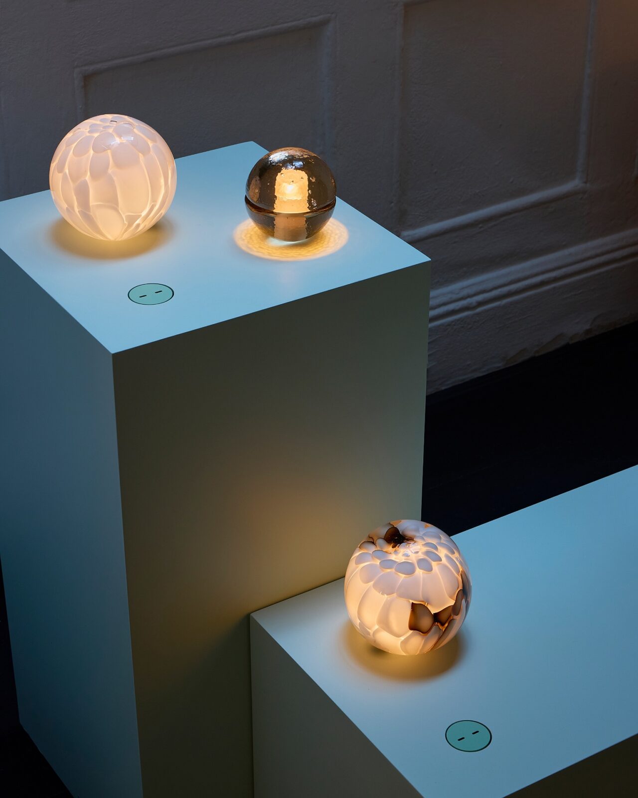 "Labyrinth Dreams" installation with the Purple 14p at London Design Festival, by Bocci and Bethan Laura Wood