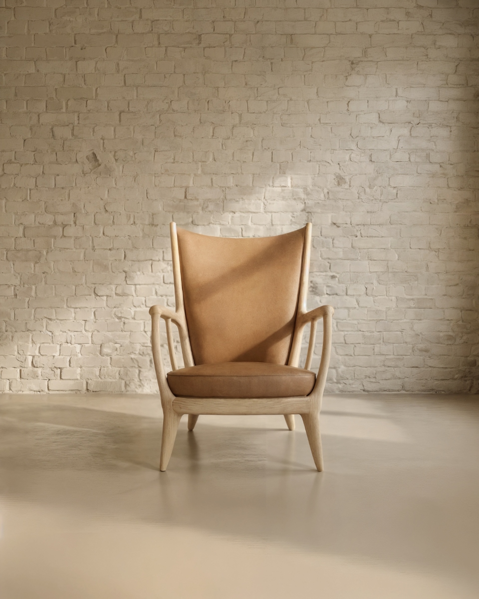 Theo armchair front