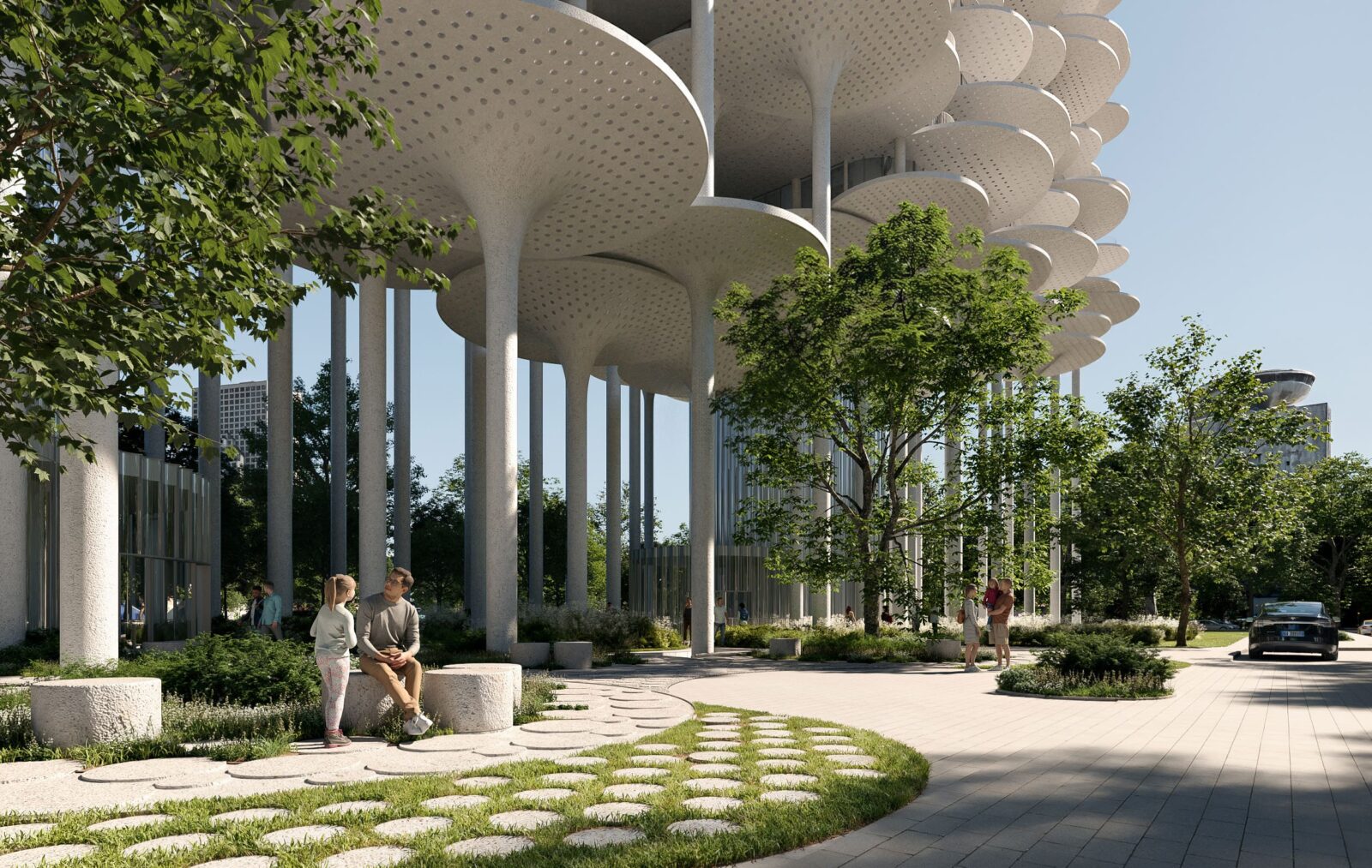 Tirana Fountain Plaza by Bjarke Ingels Group (BIG)