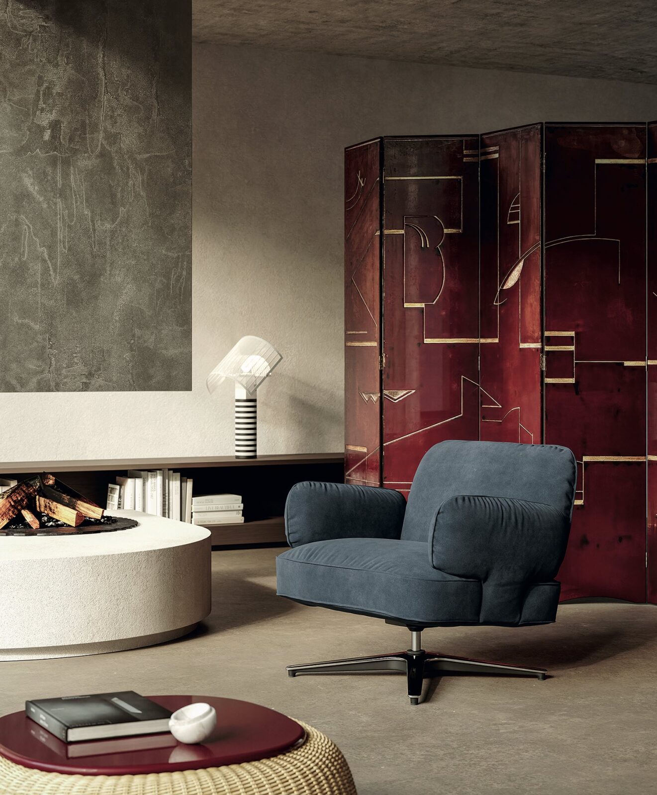 Dafne armchair by Gordon Guillaumier for Frigerio