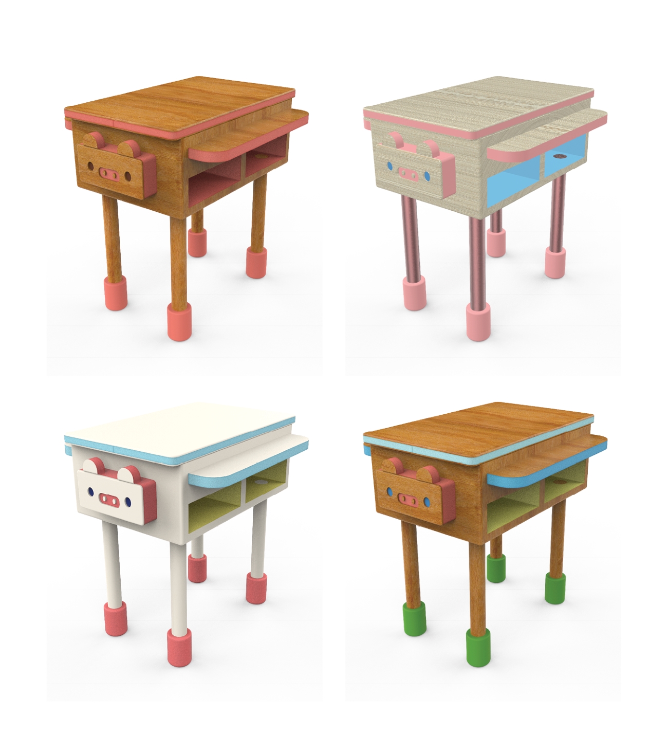 When Pigs Fly play table four models
