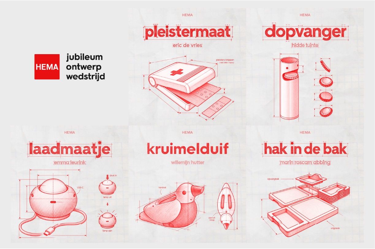 Finale HEMA Ontwerpwedstrijd Jubileumeditie
